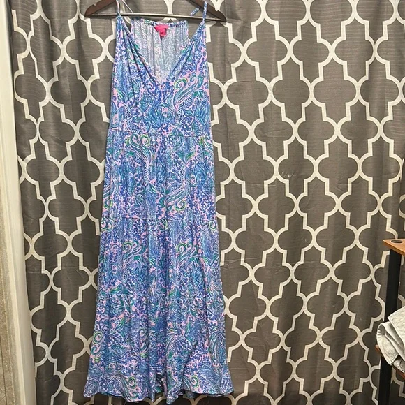 Lilly Pulitzer | Dresses | Lilly Pulitzer Maribella Halter Maxi Dress We  Mermaid It | Poshmark